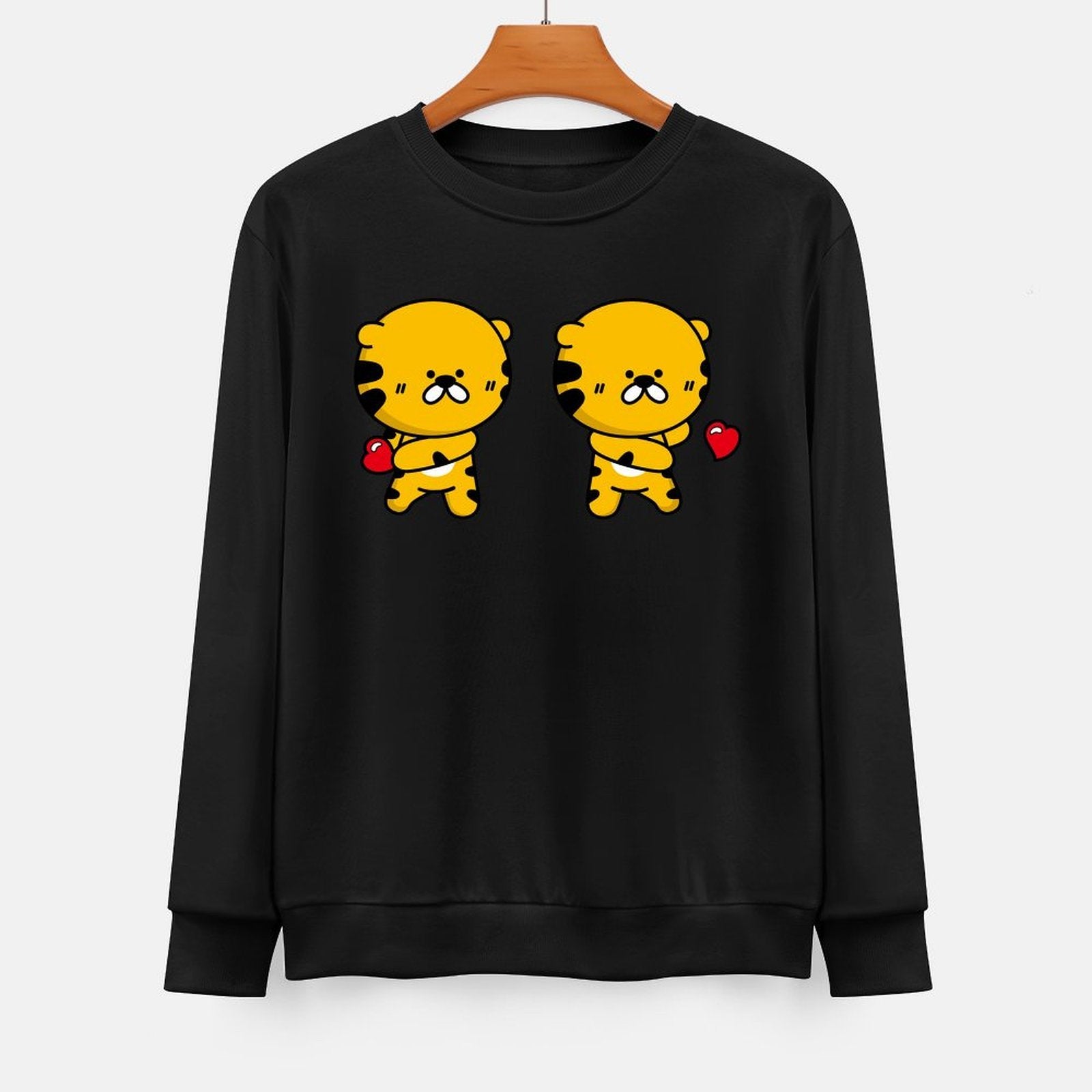 Front Patterned Long Sleeve TopSoft Neutral